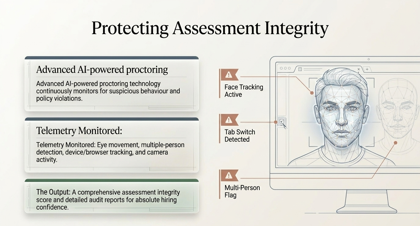 AI Proctoring Interface