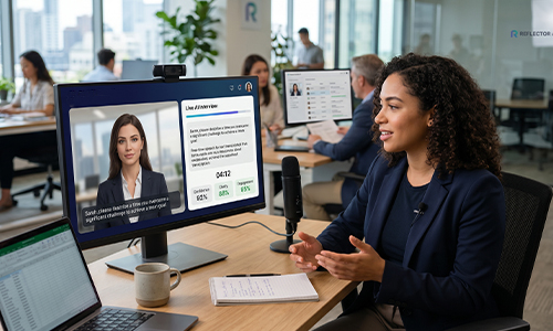 Reflector AI Career Coach Interface
